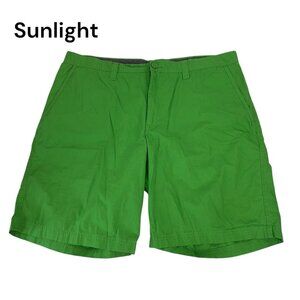 Columbia Mens Green Outdoor Casual Shorts Size 40 Inseam 9.5''Cotton/Poly Blend